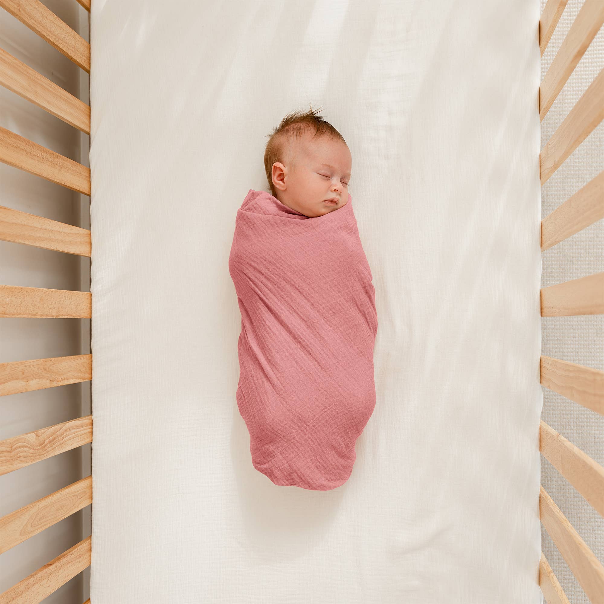 Comfy Cubs Muslin Swaddle Blankets, 100% Cotton, Pack of 3